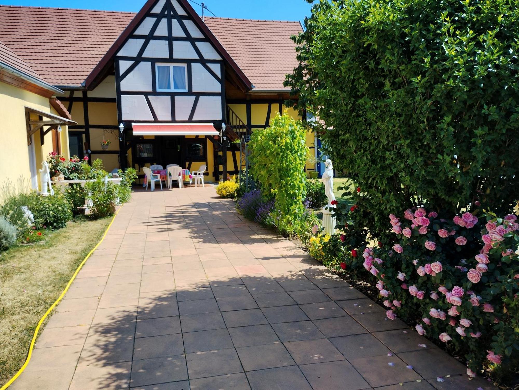 Gite Alsace Appenwihr Buitenkant foto