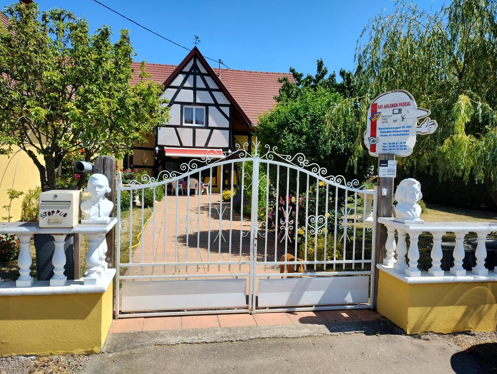 Gite Alsace Appenwihr Buitenkant foto